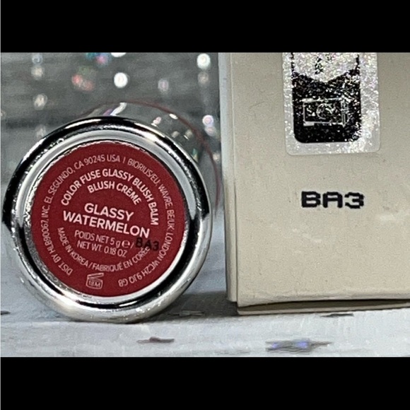 HAUS LABS Color Fuse Glassy Lip+Cheek Blush Balm Stick, Glassy Watermelon, *NIB* - Picture 3 of 4